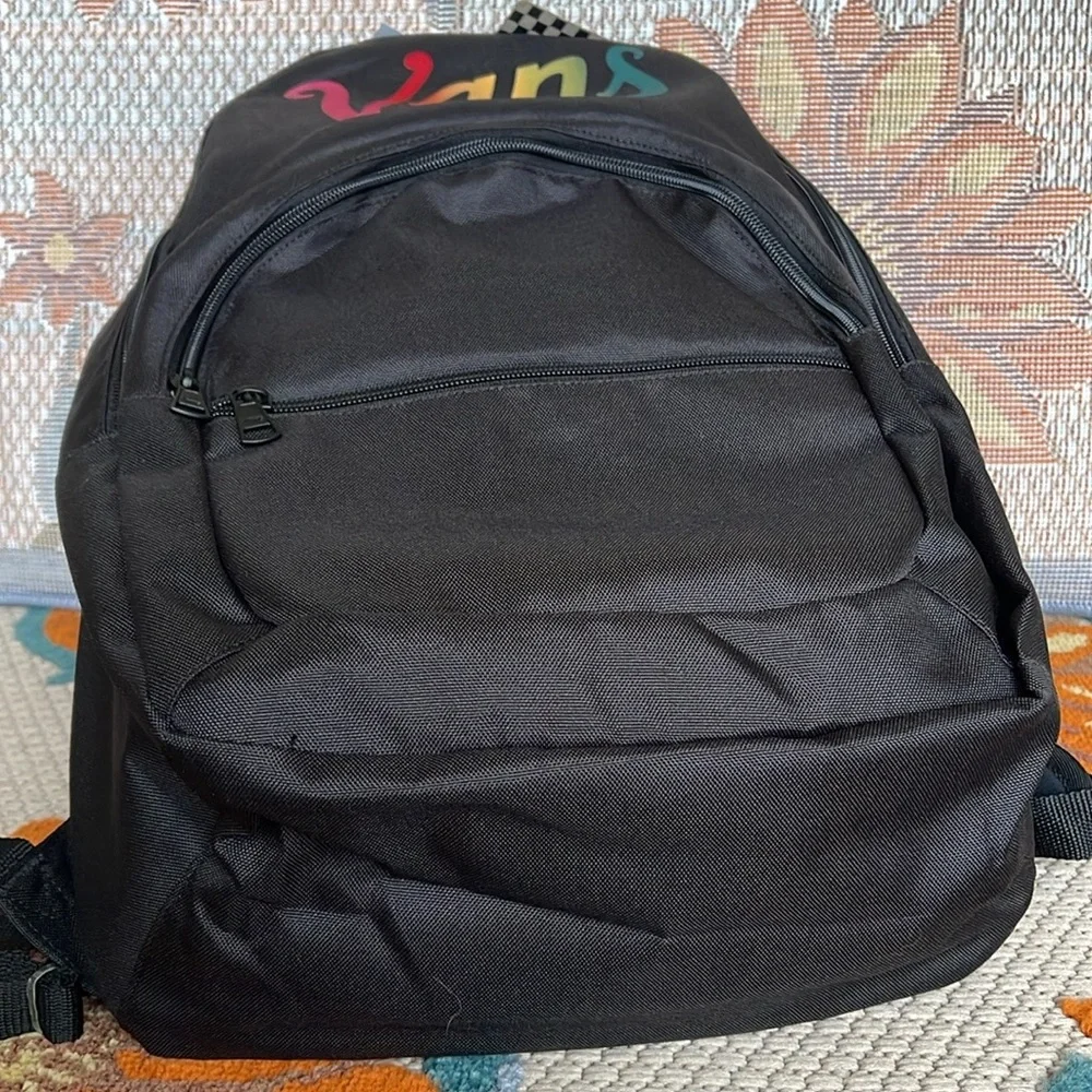 VANS Ranged 2 Backpack Black Women-Men’s Casual School Student Bag VN0A7UFNJNH - Picture 13 of 16